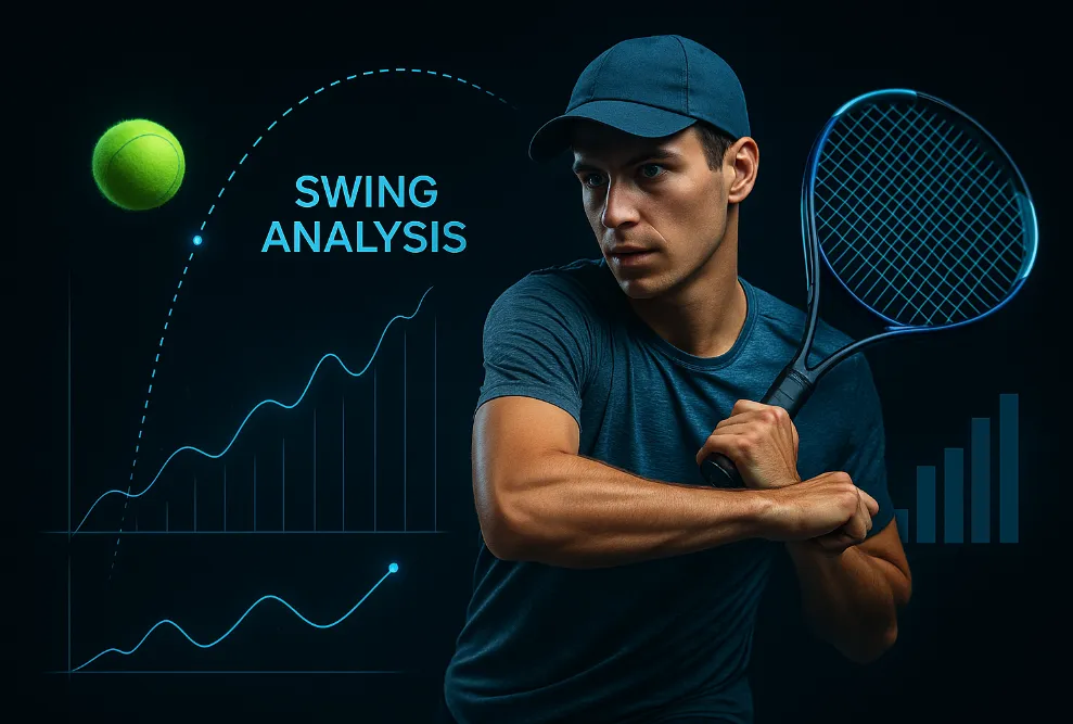 Coach reviewing player analysis